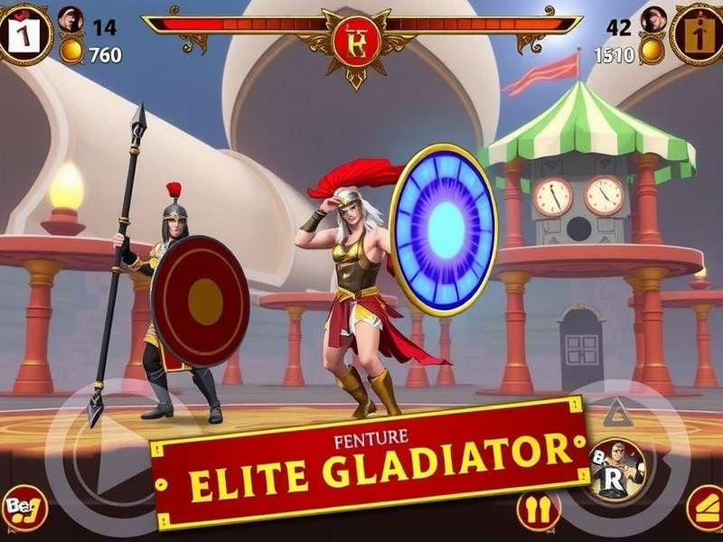 Spin Elite Gladiator Game Screenshot